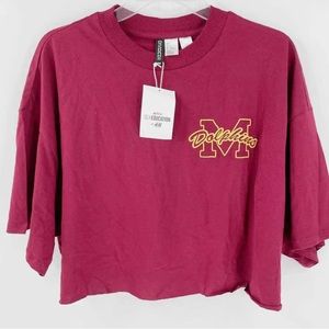 H&M X Netflix Sex Education TV Show Dolphins Crop Top